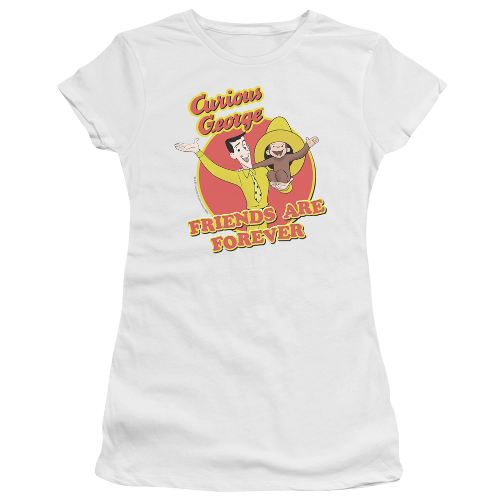 Curious George Friends - Juniors T-Shirt Juniors T-Shirt Curious George   