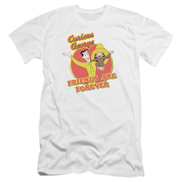 Curious George Friends - Men's Premium Slim Fit T-Shirt Men's Premium Slim Fit T-Shirt Curious George   