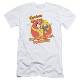 Curious George Friends - Men's Slim Fit T-Shirt Men's Slim Fit T-Shirt Curious George   