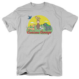 Curious George Sunny Friends - Men's Regular Fit T-Shirt Men's Regular Fit T-Shirt Curious George   