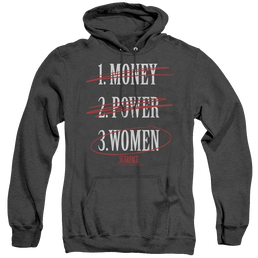 Scarface Money Power Women - Heather Pullover Hoodie Heather Pullover Hoodie Scarface   