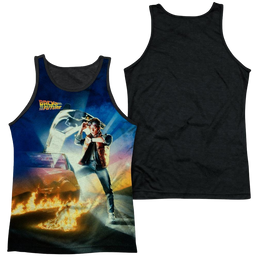 Back To The Future Movie Poster Men's Black Back Tank Men's Black Back Tank Back to the Future   