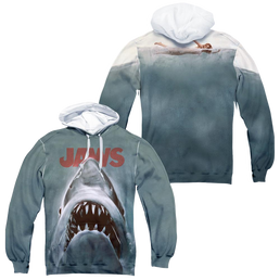 Jaws Poster - All-Over Print Pullover Hoodie All-Over Print Pullover Hoodie Jaws   