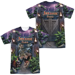 Jurassic Park Welcome To The Park Men's All Over Print T-Shirt Men's All-Over Print T-Shirt Jurassic Park   