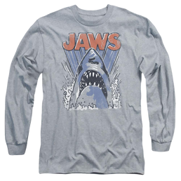 Jaws Comic Splash Men's Long Sleeve T-Shirt Men's Long Sleeve T-Shirt Jaws   