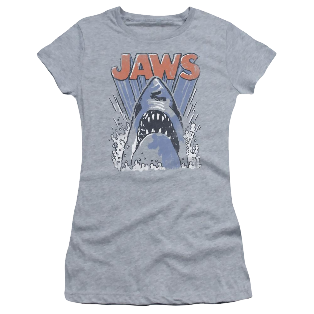 Jaws Comic Splash Juniors T-Shirt Juniors T-Shirt Jaws   