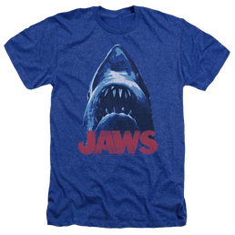 Jaws From Below Men's Heather T-Shirt Men's Heather T-Shirt Jaws   