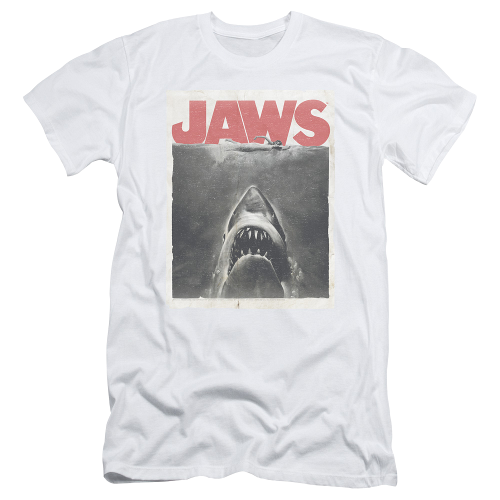 Jaws Classic Fear Men's Slim Fit T-Shirt Men's Slim Fit T-Shirt Jaws   