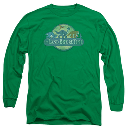 Land Before Time Retro Logo - Men's Long Sleeve T-Shirt Men's Long Sleeve T-Shirt Land Before Time   