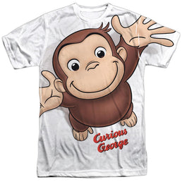 Curious George Hands In The Air - Men's All-Over Print T-Shirt Men's All-Over Print T-Shirt Curious George   