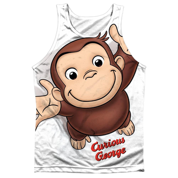 Curious George Hands In The Air men's all-over print tank
