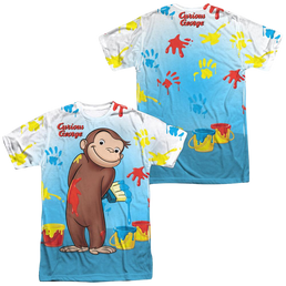 Curious George Paint All Over Men's All Over Print T-Shirt Men's All-Over Print T-Shirt Curious George   