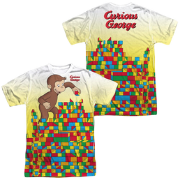 Curious George Building Blocks Men's All Over Print T-Shirt Men's All-Over Print T-Shirt Curious George   