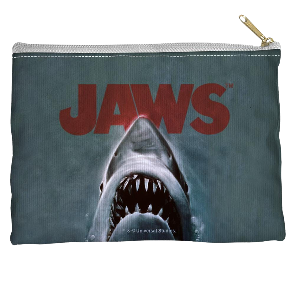 Jaws - Shark Straight Bottom Pouch Straight Bottom Accessory Pouches Jaws   