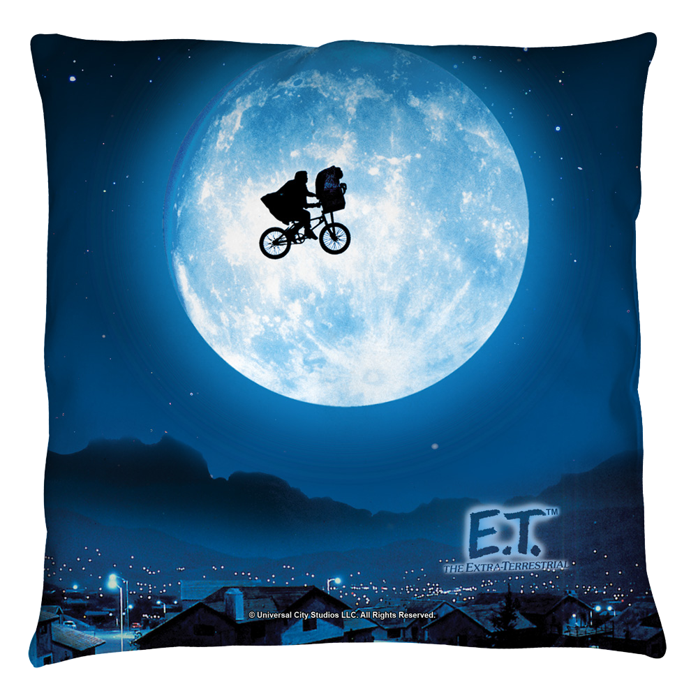 Et - Moon Throw Pillow Throw Pillows E.T.   