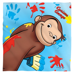 Curious George - Paint - Bandana Bandanas Curious George   