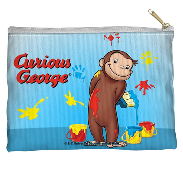 Curious George Paint Straight Bottom straight bottom pouch