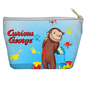 Curious George Paint Tapered Bottom tapered bottom pouch