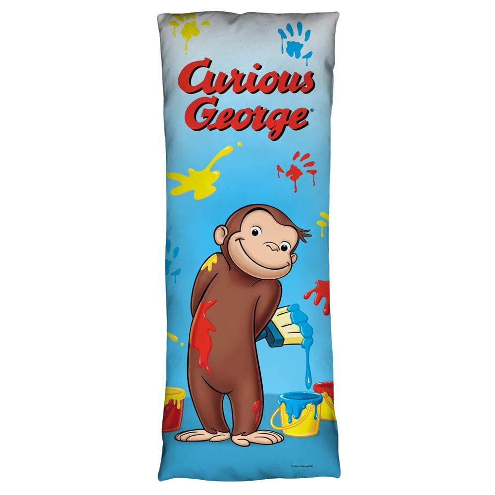 Curious George - Paint Body Pillow Body Pillows Curious George   