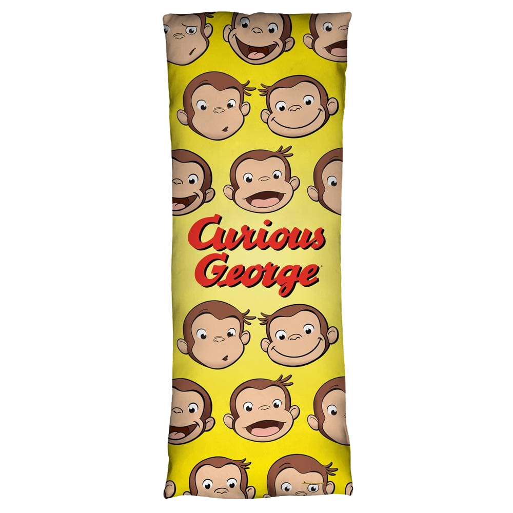 Curious George - Heads Body Pillow Body Pillows Curious George   