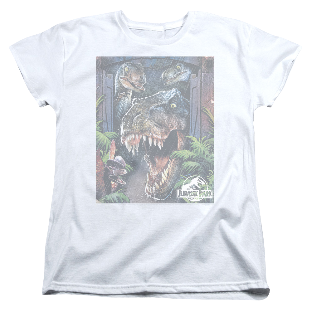 Jurassic Park Giant Door Women's T-Shirt Women's T-Shirt Jurassic Park   