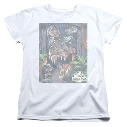 Jurassic Park Giant Door Women's T-Shirt Women's T-Shirt Jurassic Park   