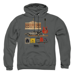 Back To The Future Items - Pullover Hoodie Pullover Hoodie Back to the Future   