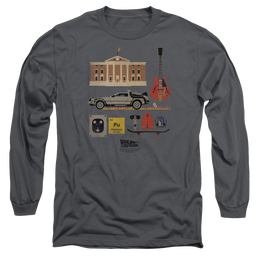 Back To The Future Items - Men's Long Sleeve T-Shirt Men's Long Sleeve T-Shirt Back to the Future   