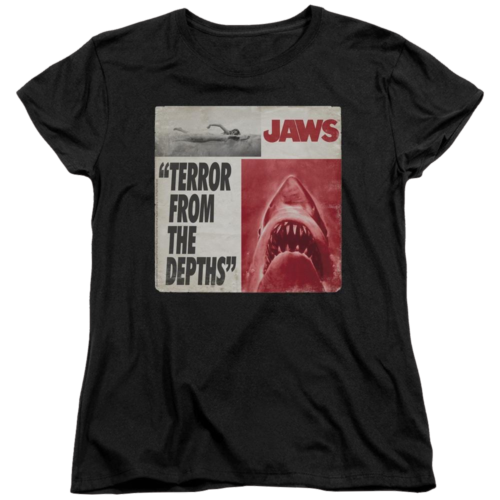 Jaws Terror Women's T-Shirt Women's T-Shirt Jaws   