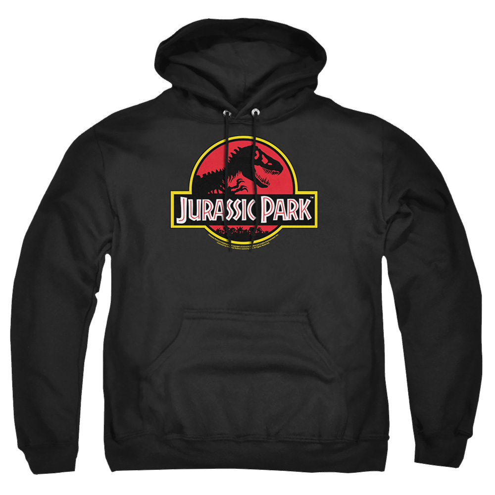 Jurassic Park Classic Logo Pullover Hoodie Pullover Hoodie Jurassic Park   