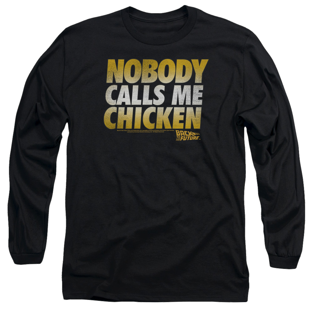 Back To The Future Chicken - Men's Long Sleeve T-Shirt Men's Long Sleeve T-Shirt Back to the Future   