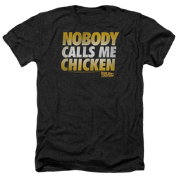 Back To The Future Chicken - Men's Heather T-Shirt Men's Heather T-Shirt Back to the Future   