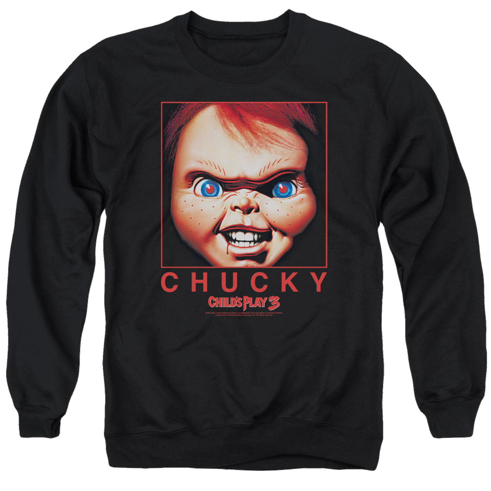 Child's Play Chucky Squared - Men's Crewneck Sweatshirt Men's Crewneck Sweatshirt Child's Play   