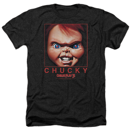 Child's Play Chucky Squared - Men's Heather T-Shirt Men's Heather T-Shirt Child's Play   