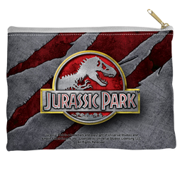 Jurassic Park - Slash Logo Straight Bottom Pouch Straight Bottom Accessory Pouches Jurassic Park   