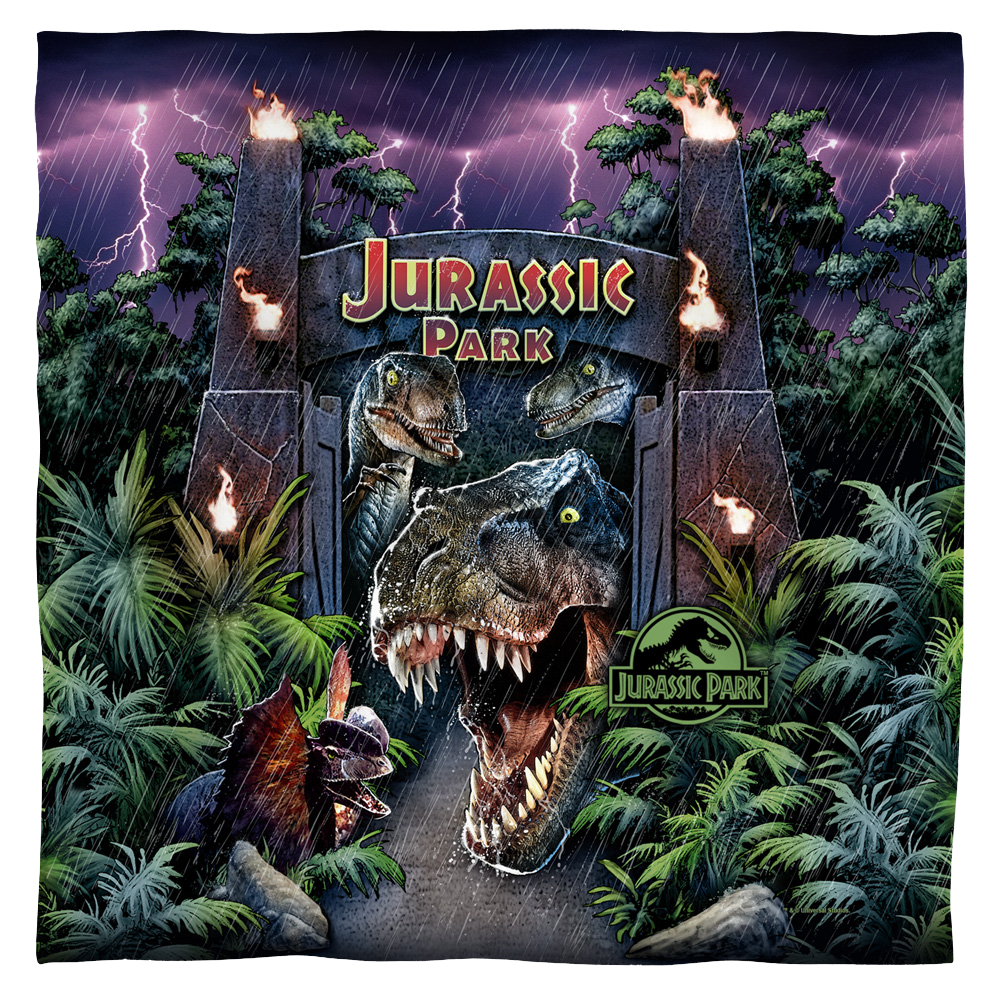 Jurassic Park - Welcome To The Park Bandana Bandanas Jurassic Park   