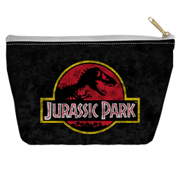 Jurassic Park - Classic Logo Tapered Bottom Pouch T Bottom Accessory Pouches Jurassic Park   
