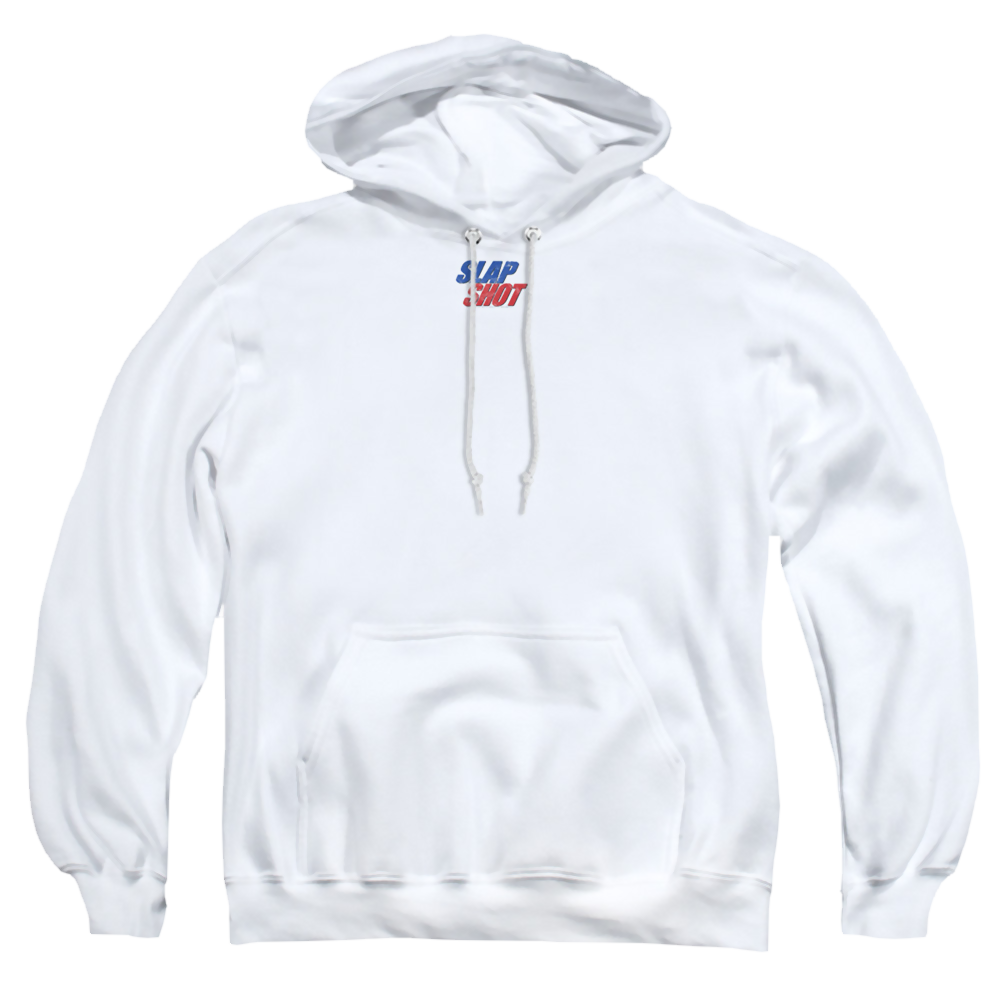 Slap Shot Blue & Red Logo - Pullover Hoodie Pullover Hoodie Slap Shot   