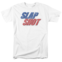 Slap Shot Blue & Red Logo - Men's Regular Fit T-Shirt Men's Regular Fit T-Shirt Slap Shot   