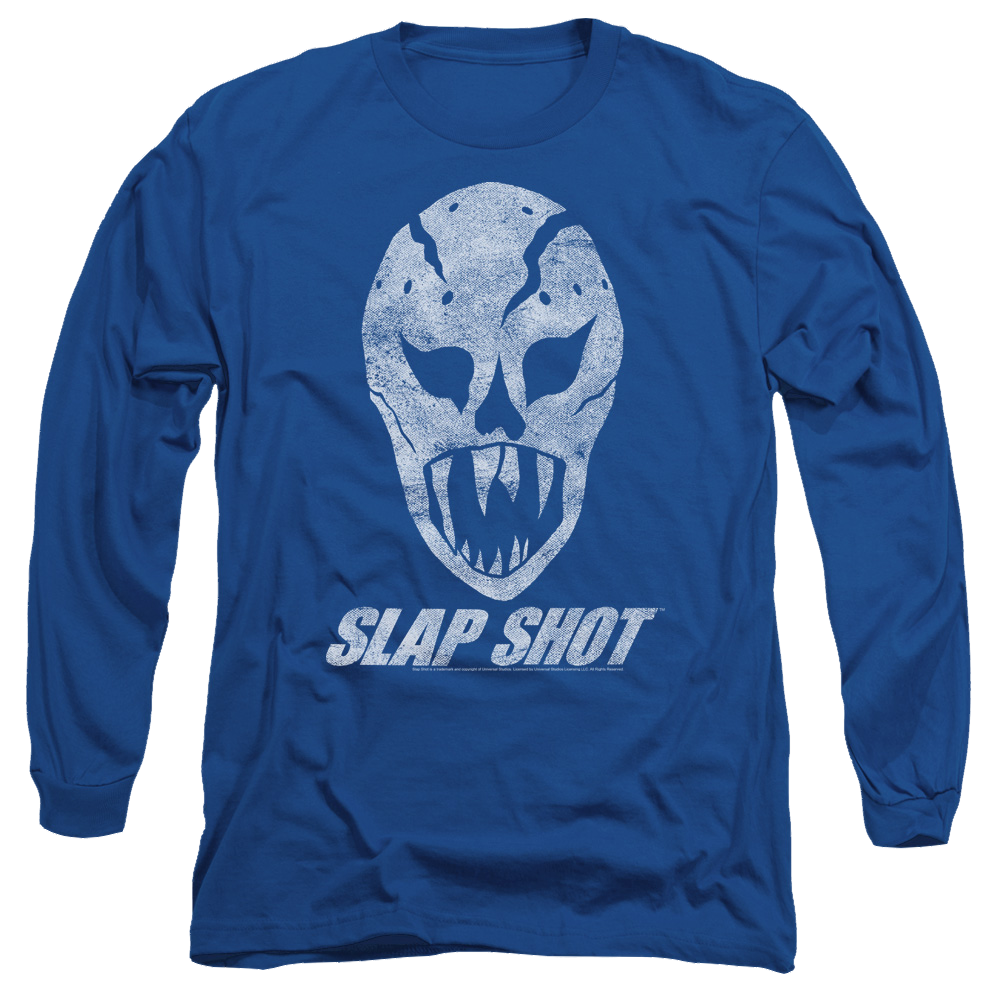 Slap Shot The Mask - Men's Long Sleeve T-Shirt Men's Long Sleeve T-Shirt Slap Shot   