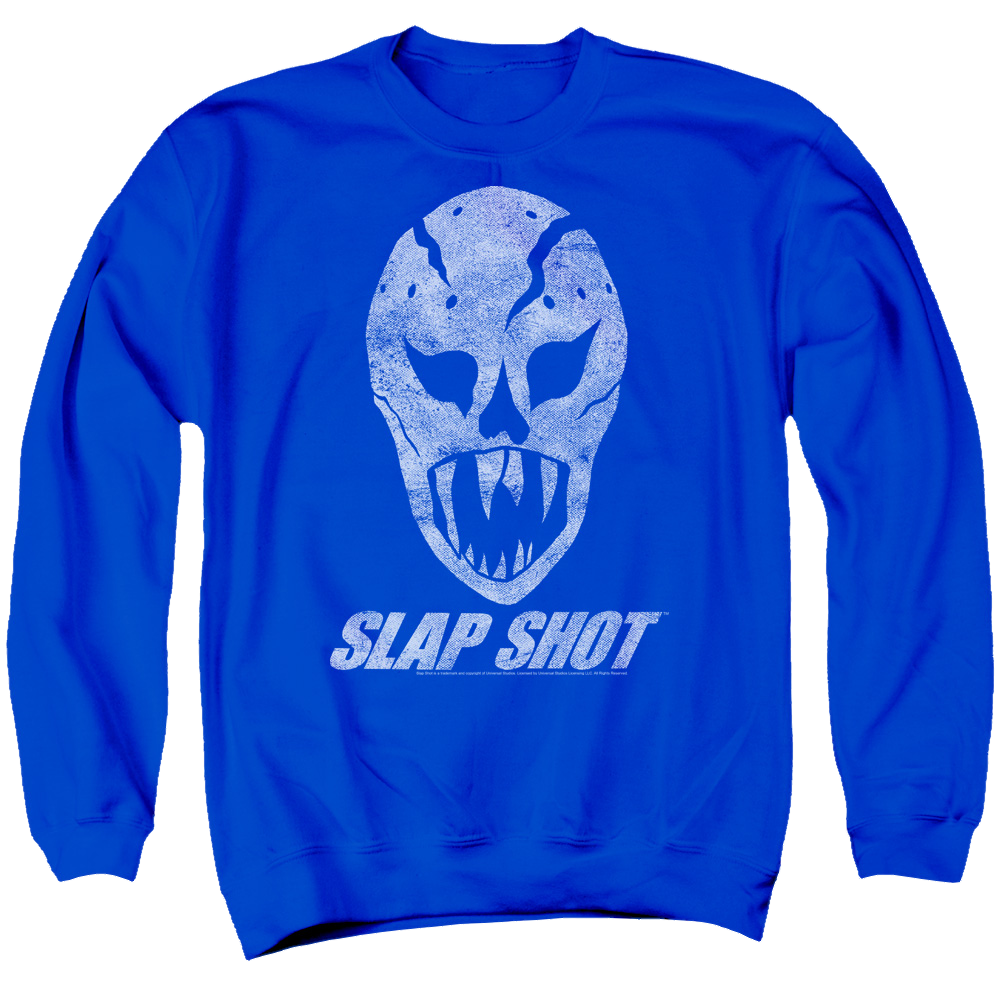 Slap Shot The Mask - Men's Crewneck Sweatshirt Men's Crewneck Sweatshirt Slap Shot   