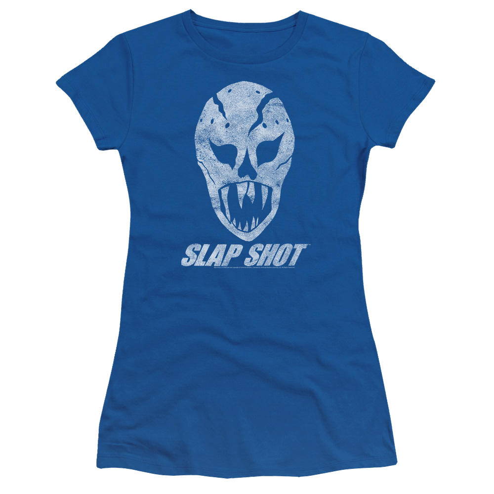 Slap Shot The Mask - Juniors T-Shirt Juniors T-Shirt Slap Shot   