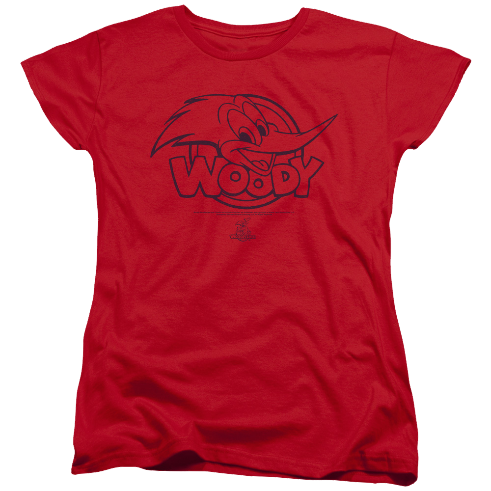Woody Woodpecker Big Head - Women's T-Shirt Women's T-Shirt Woody Woodpecker   
