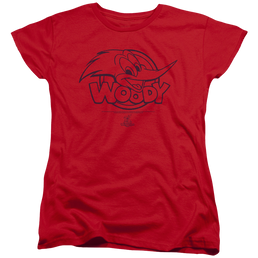 Woody Woodpecker Big Head - Women's T-Shirt Women's T-Shirt Woody Woodpecker   