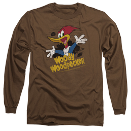 Woody Woodpecker Through The Tree - Men's Long Sleeve T-Shirt Men's Long Sleeve T-Shirt Woody Woodpecker   