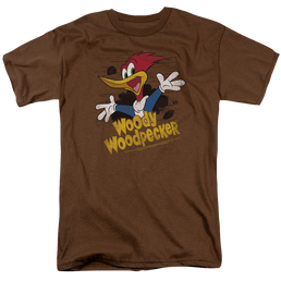 Woody Woodpecker Through The Tree - Men's Regular Fit T-Shirt Men's Regular Fit T-Shirt Woody Woodpecker   