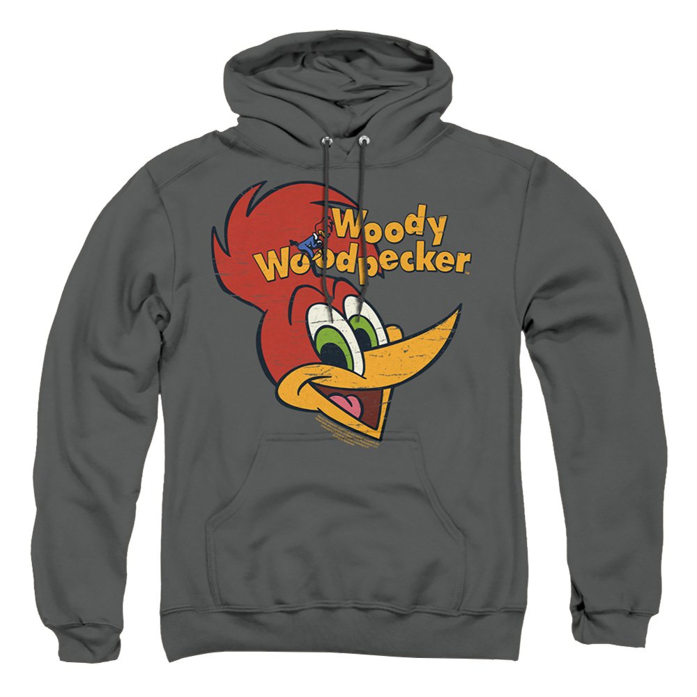 Woody Woodpecker Retro Logo - Pullover Hoodie Pullover Hoodie Woody Woodpecker   