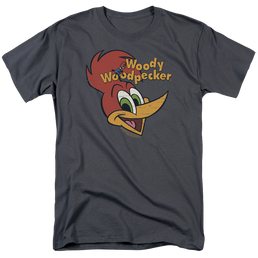 Woody Woodpecker Retro Logo - Men's Regular Fit T-Shirt Men's Regular Fit T-Shirt Woody Woodpecker   