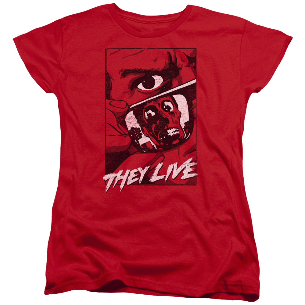 They Live Graphic Poster - Women's T-Shirt Women's T-Shirt They Live   