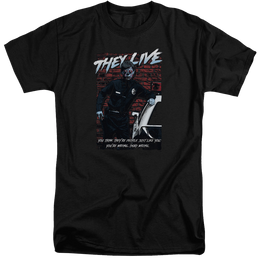 They Live Dead Wrong - Men's Tall Fit T-Shirt Men's Tall Fit T-Shirt They Live   